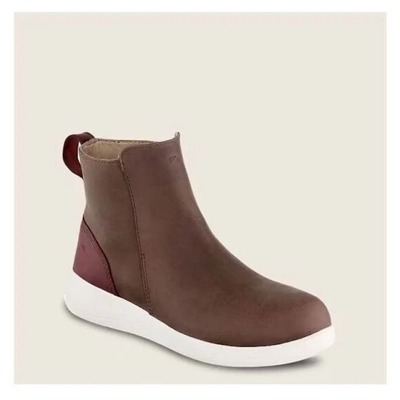 Red Wing $299 Zero-G Extralight 5” Brown Leather Side Zip Safety Toe Boot Womens - Picture 1 of 8